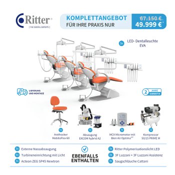 Ritter Komplettpaket – Vollausstattung für Ihre Zahnarztpraxis!